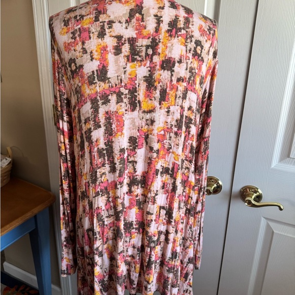 LOGO Abstract Patterned Cardigan - Picture 4 of 6